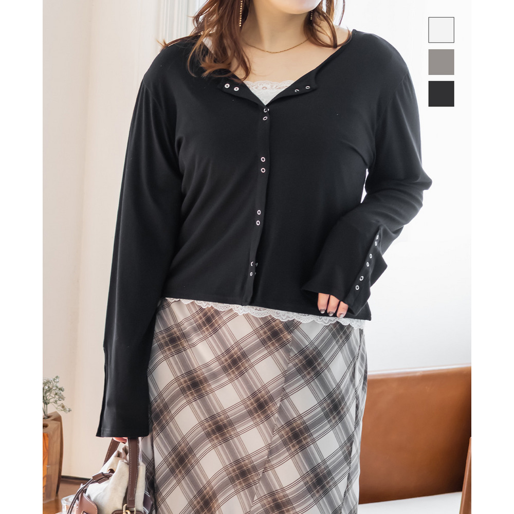 CLETTEオリジナルスナップボタン2WAYカットソー