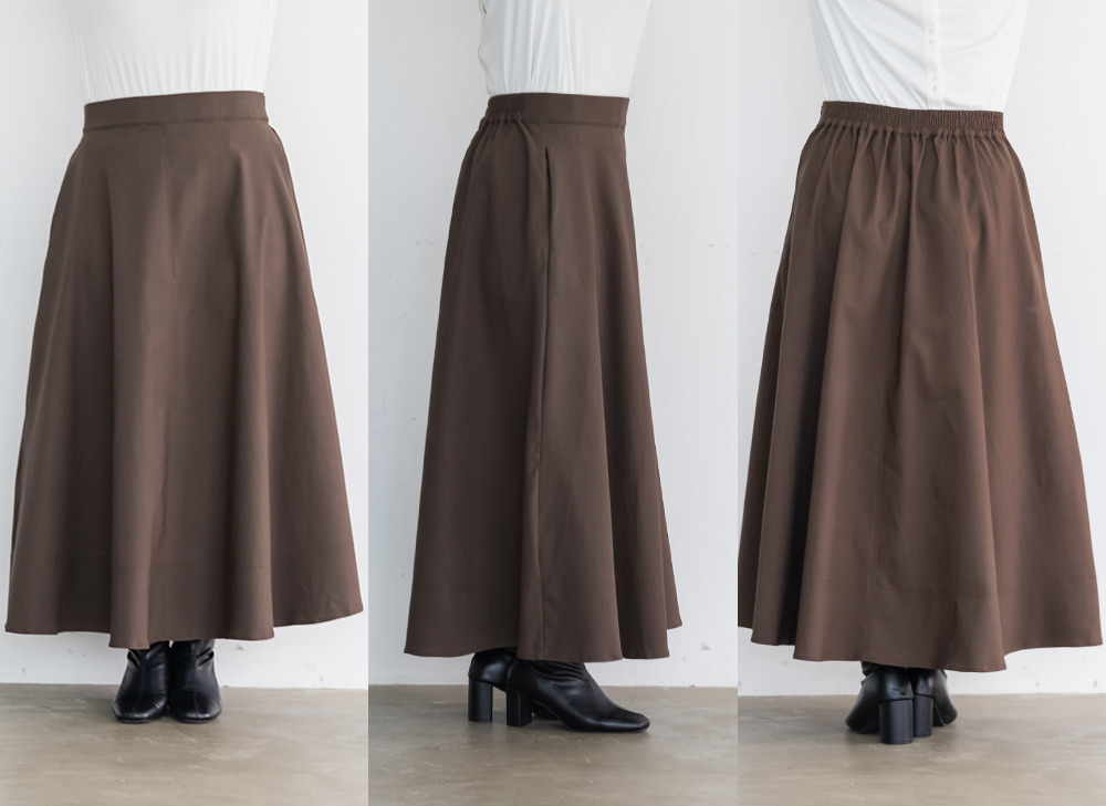 CLETTEオリジナルフレアロングスカート15