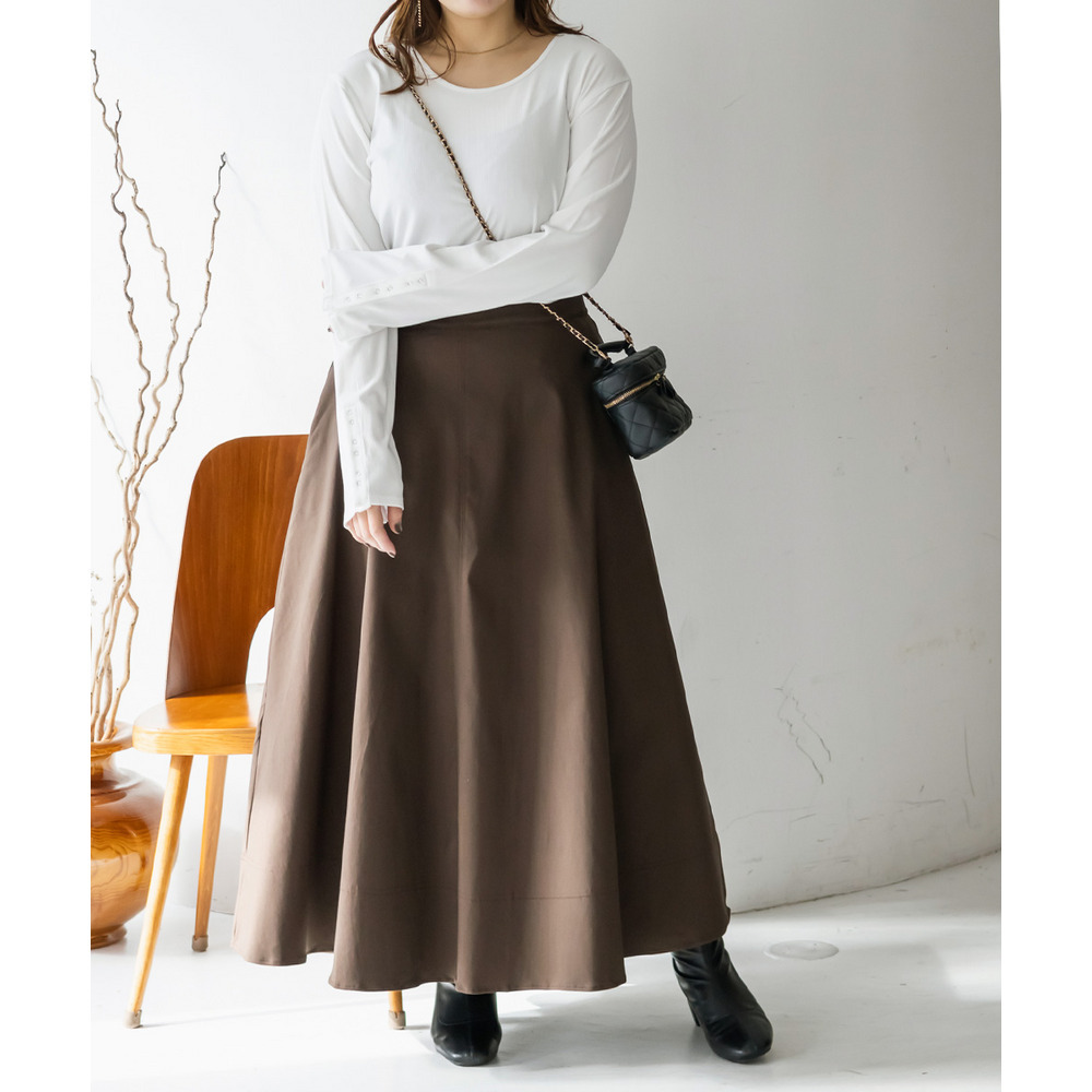 CLETTEオリジナルフレアロングスカート3