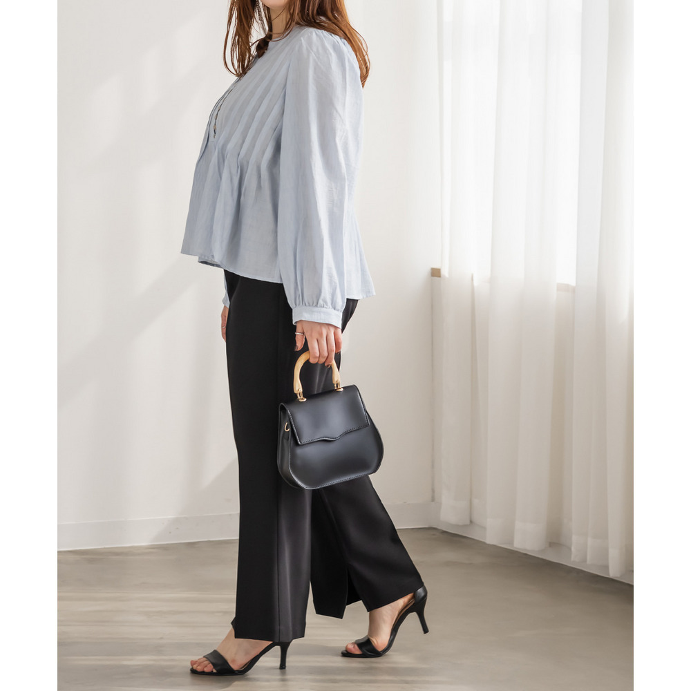 CLETTEオリジナルセンタープレスフレアパンツ3