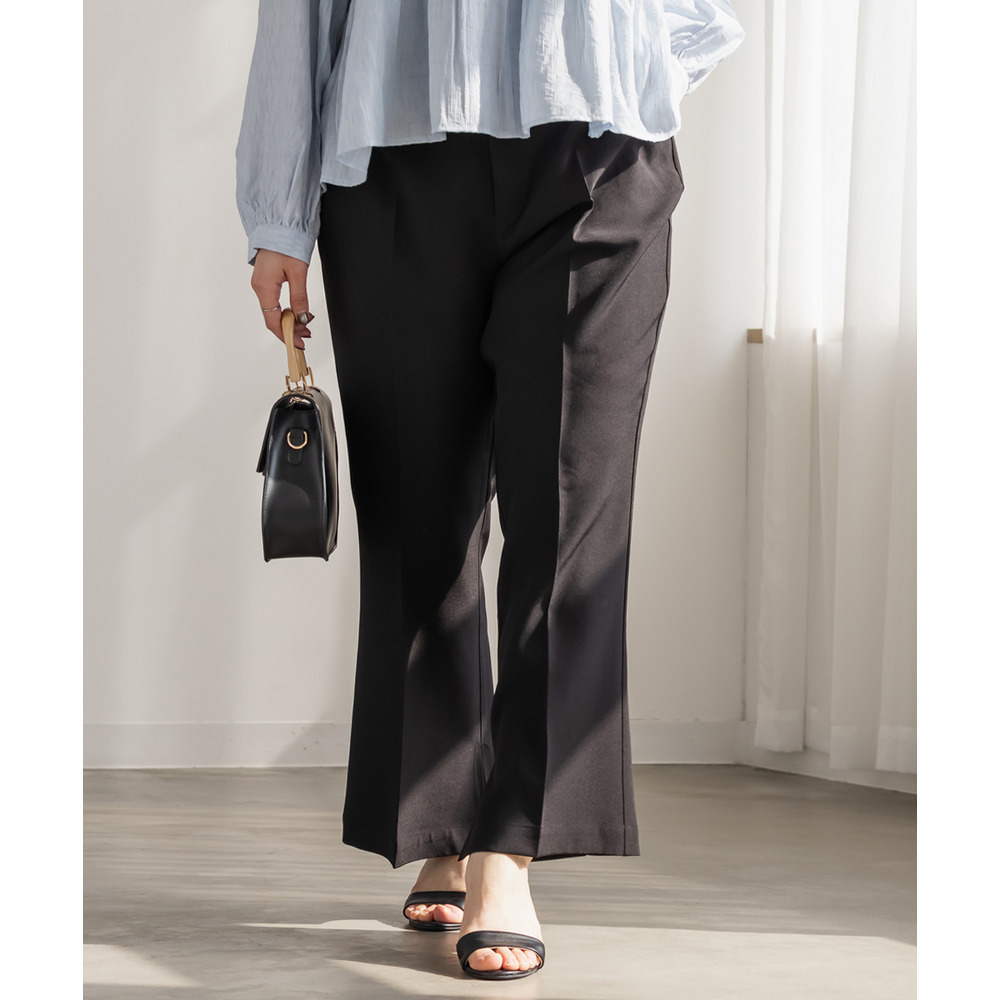 CLETTEオリジナルセンタープレスフレアパンツ1