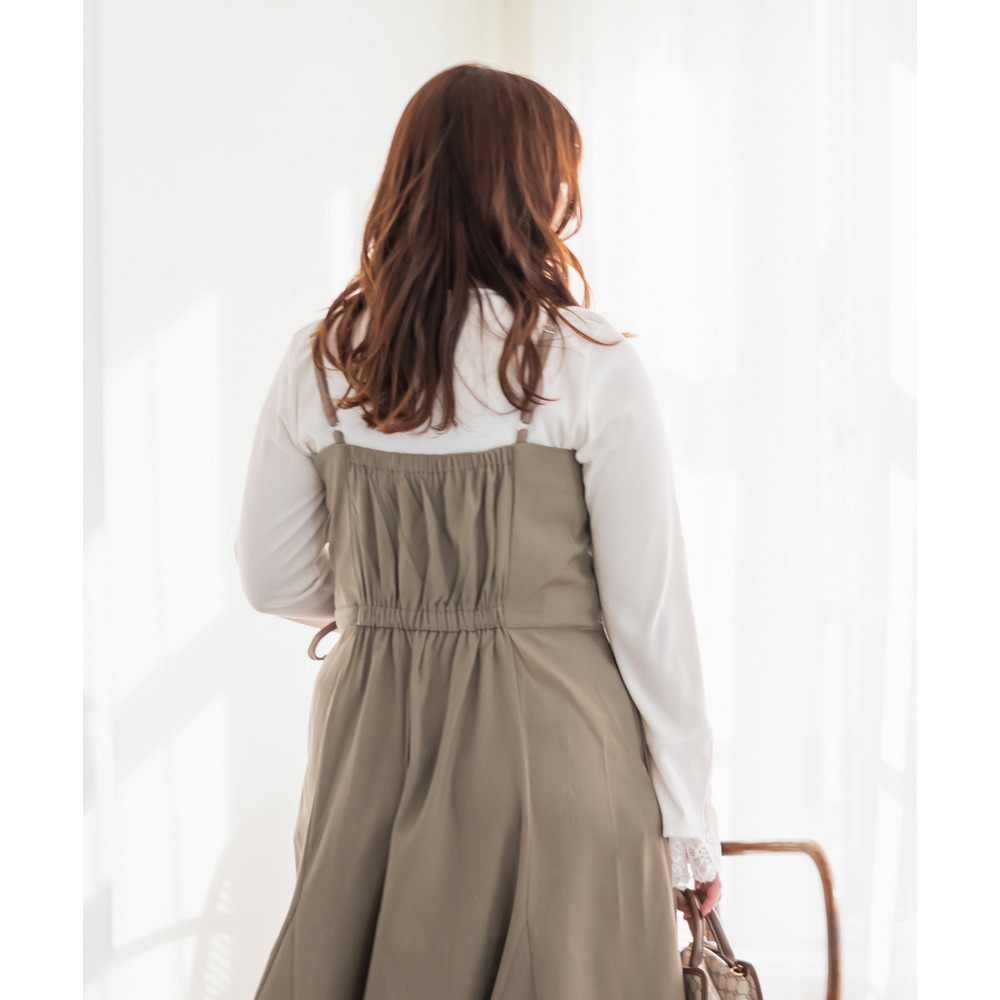 CLETTEオリジナルアシメサイドリボンキャミワンピース13