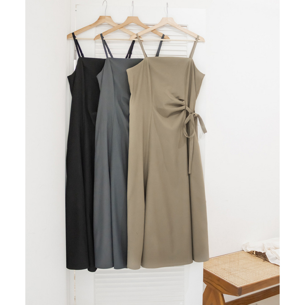 CLETTEオリジナルアシメサイドリボンキャミワンピース15