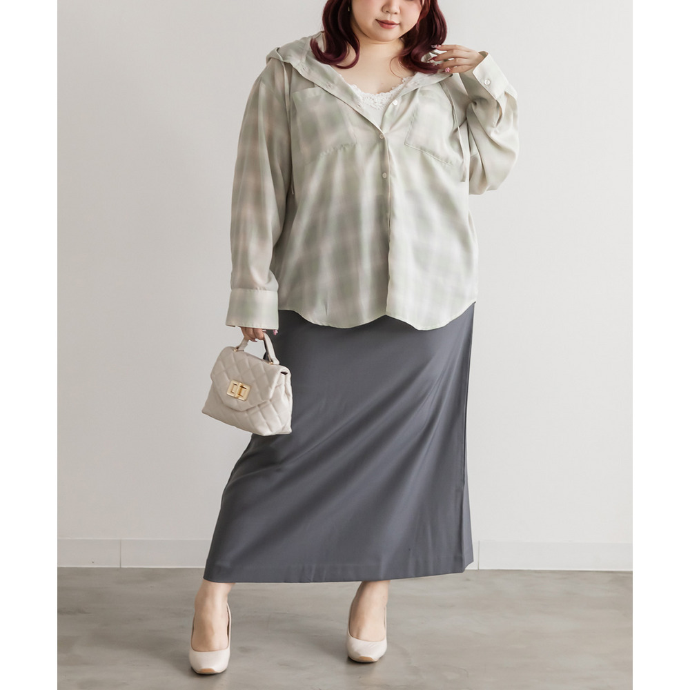 レース付きニットキャミソール7