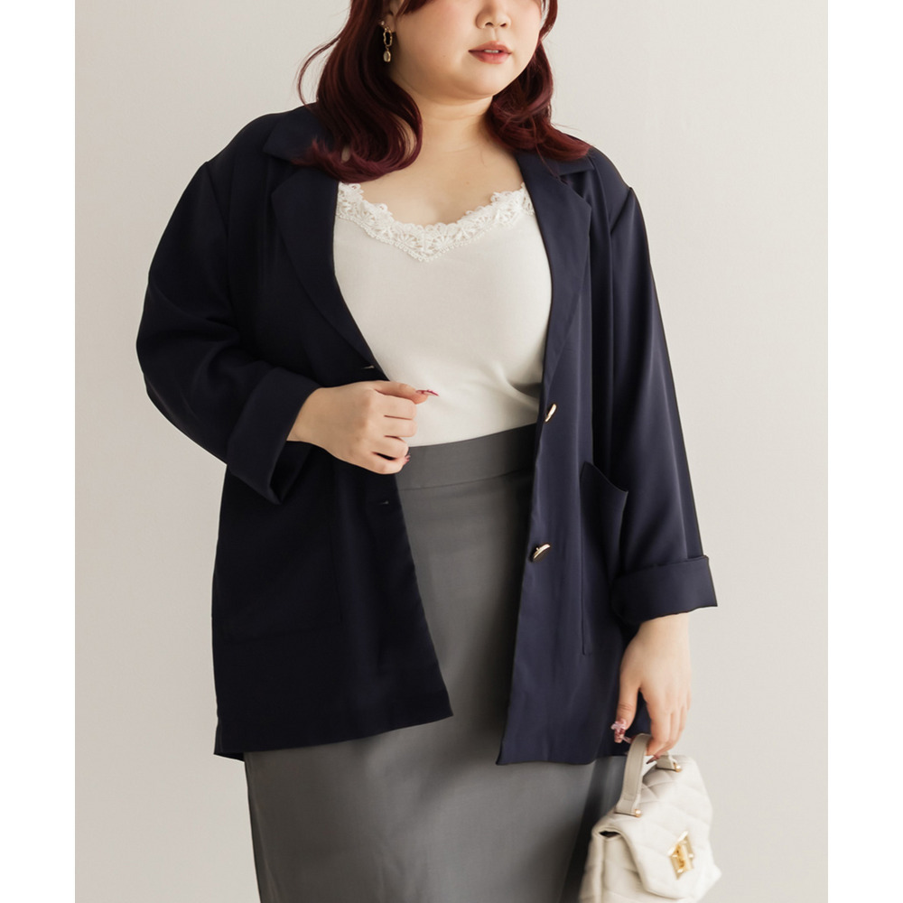 レース付きニットキャミソール9