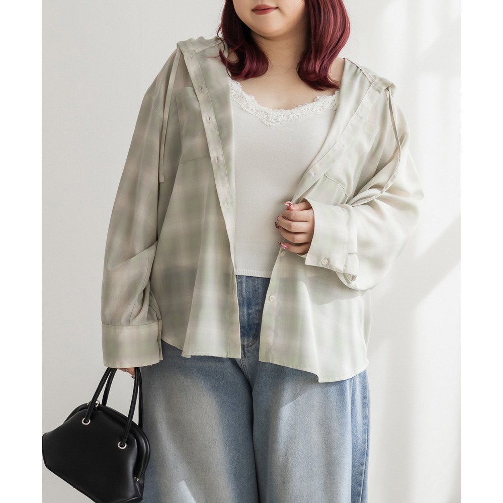 レース付きニットキャミソール1