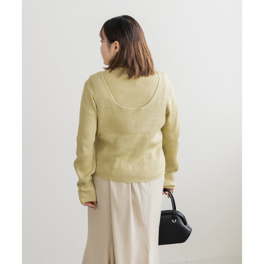 ショートタンクトップ&リブプルオーバー2