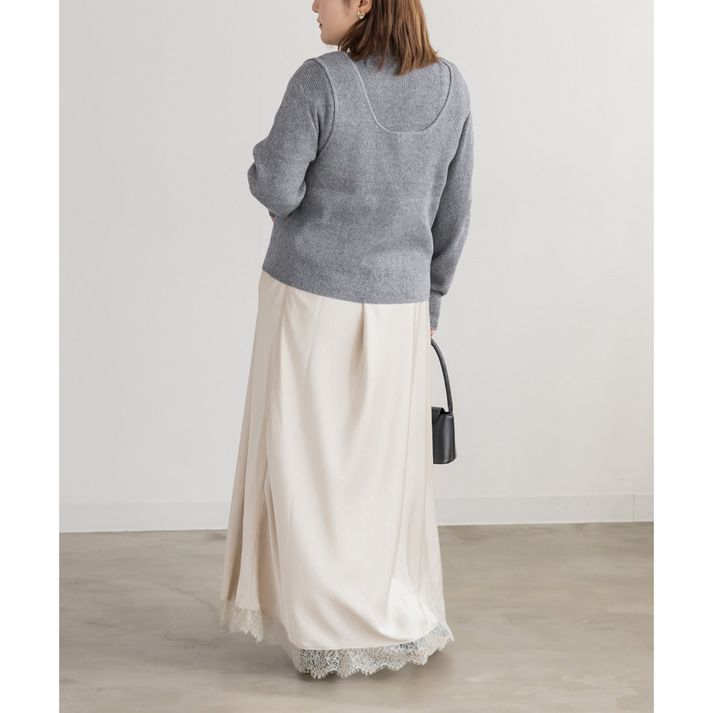 ショートタンクトップ&リブプルオーバー8