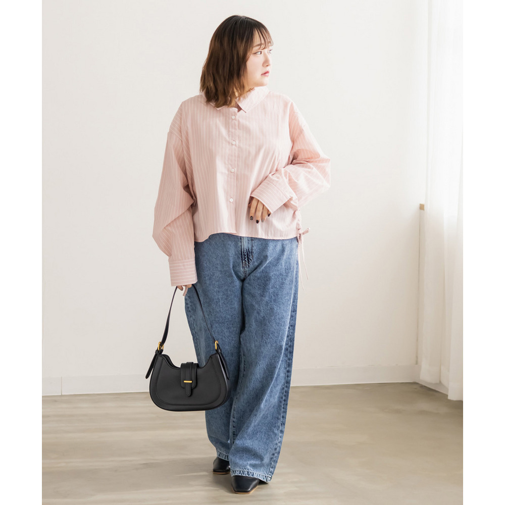 サイドシャーリングストライプシャツ3