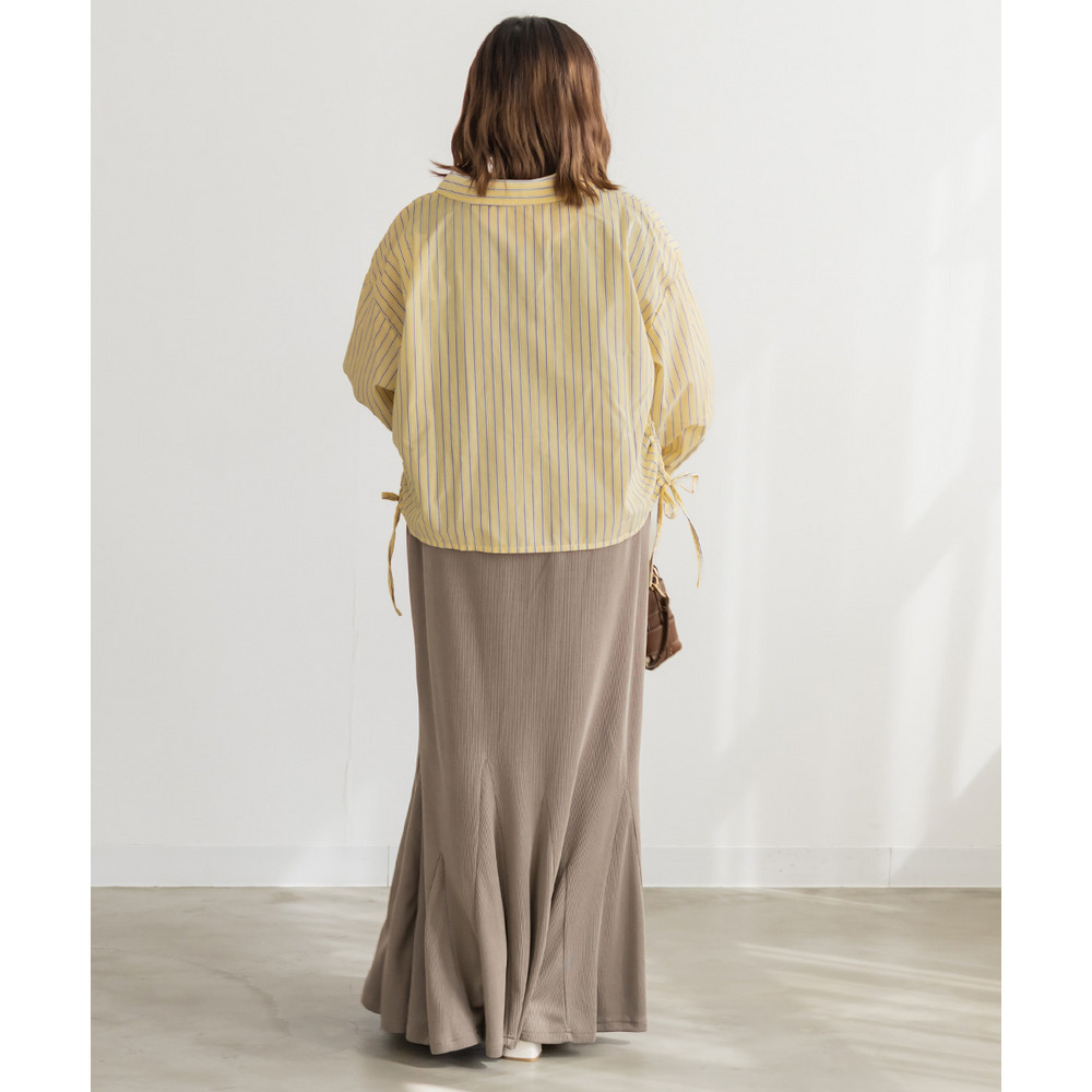 サイドシャーリングストライプシャツ5