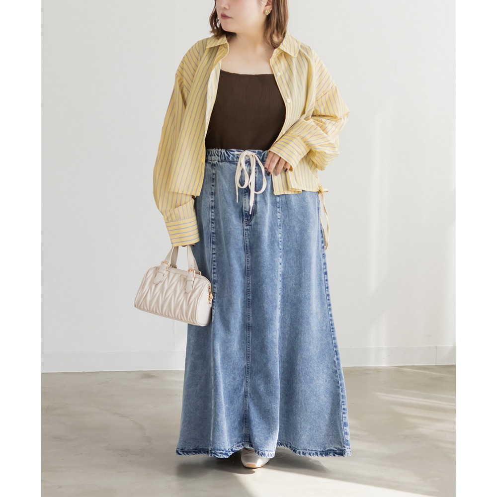 サイドシャーリングストライプシャツ7