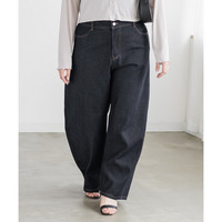 ワイドバレルデニムパンツ