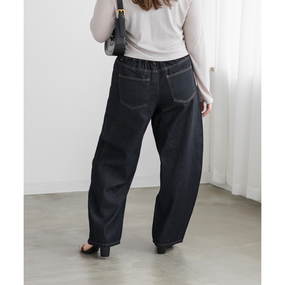 ワイドバレルデニムパンツ3