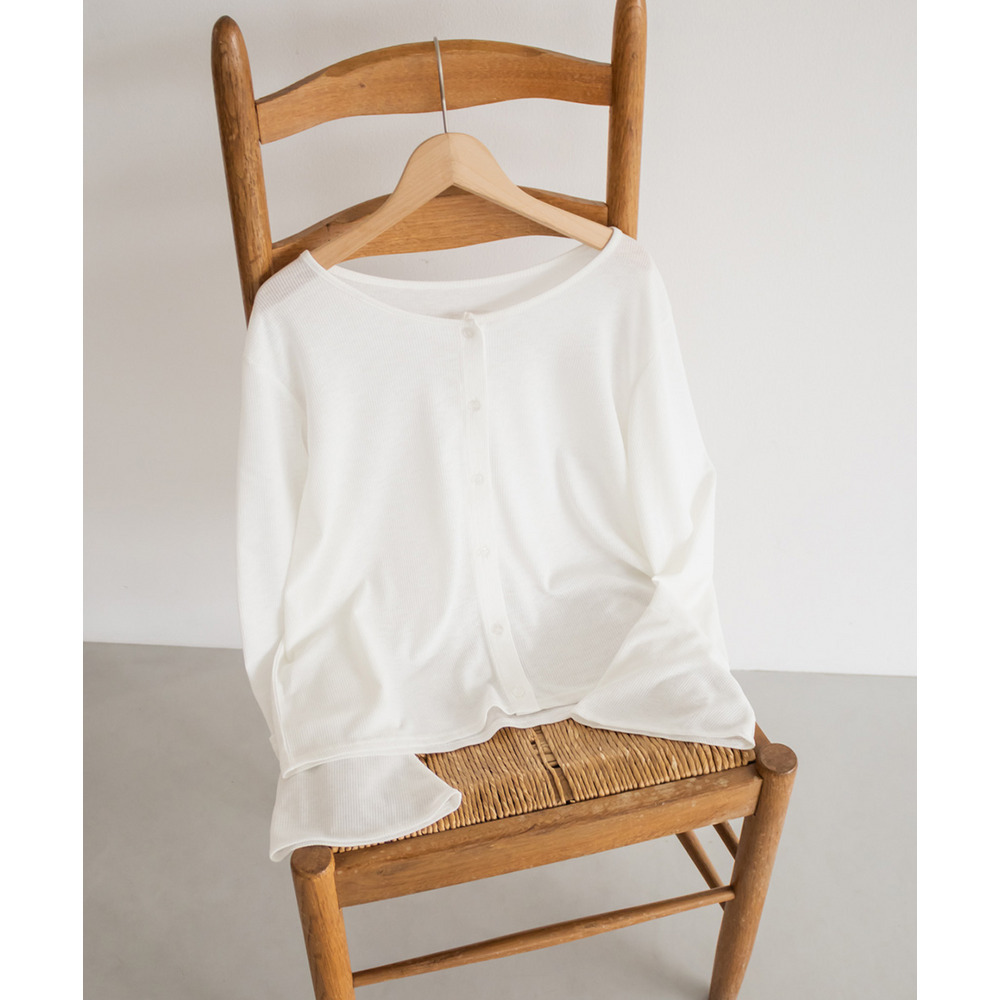 フレアスリーブシアーカーディガン8