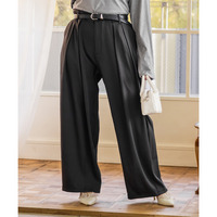 ツータックワイドバレルパンツ