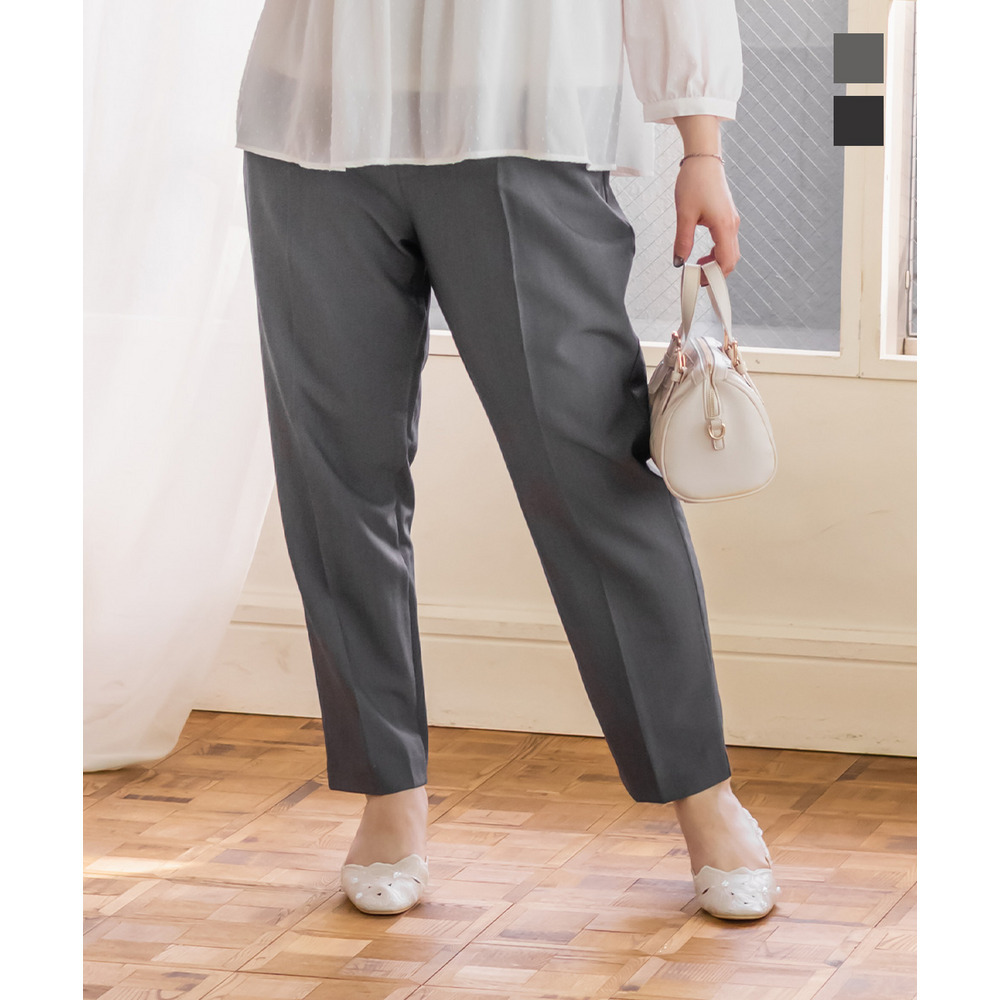 タックプレステーパードパンツ1