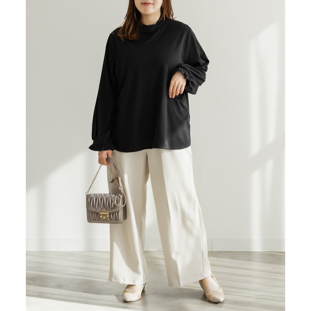 ワンタックワイドパンツ11