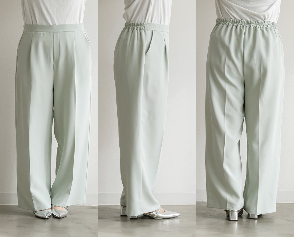 ワンタックワイドパンツ14