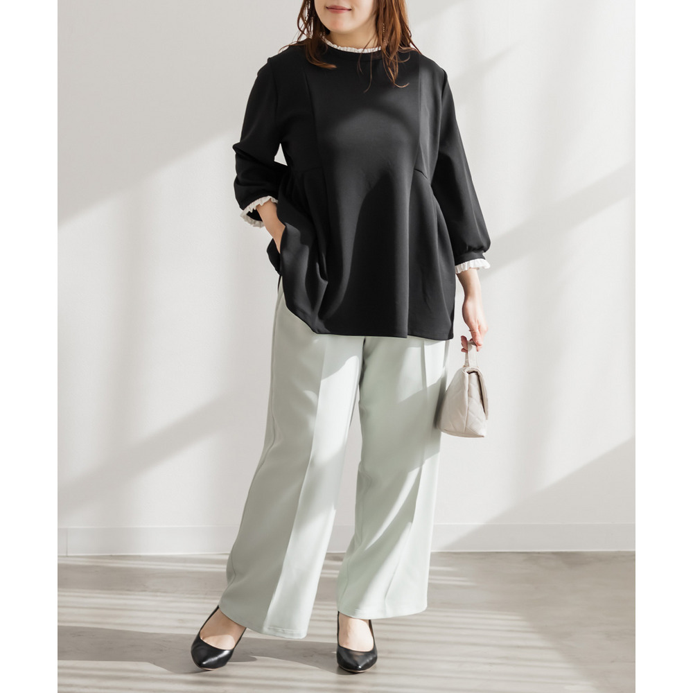 ワンタックワイドパンツ5