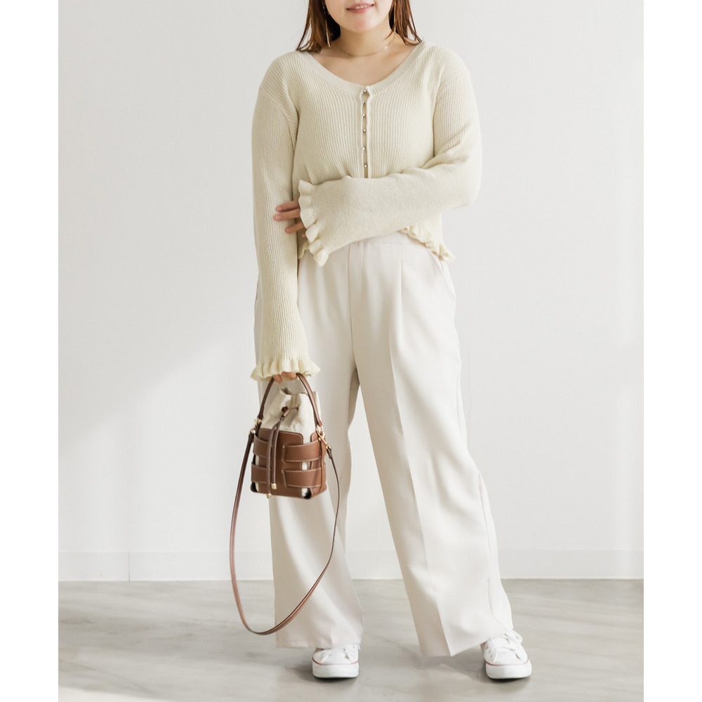 ワンタックワイドパンツ7