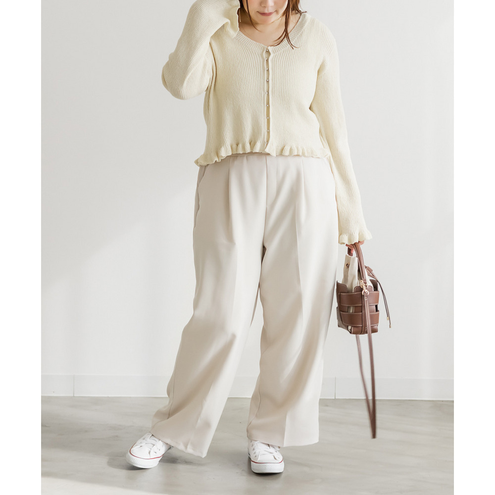 ワンタックワイドパンツ8