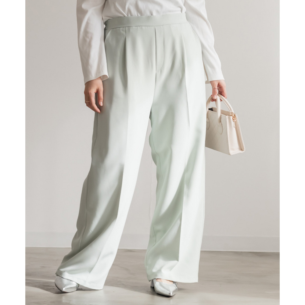 ワンタックワイドパンツ1