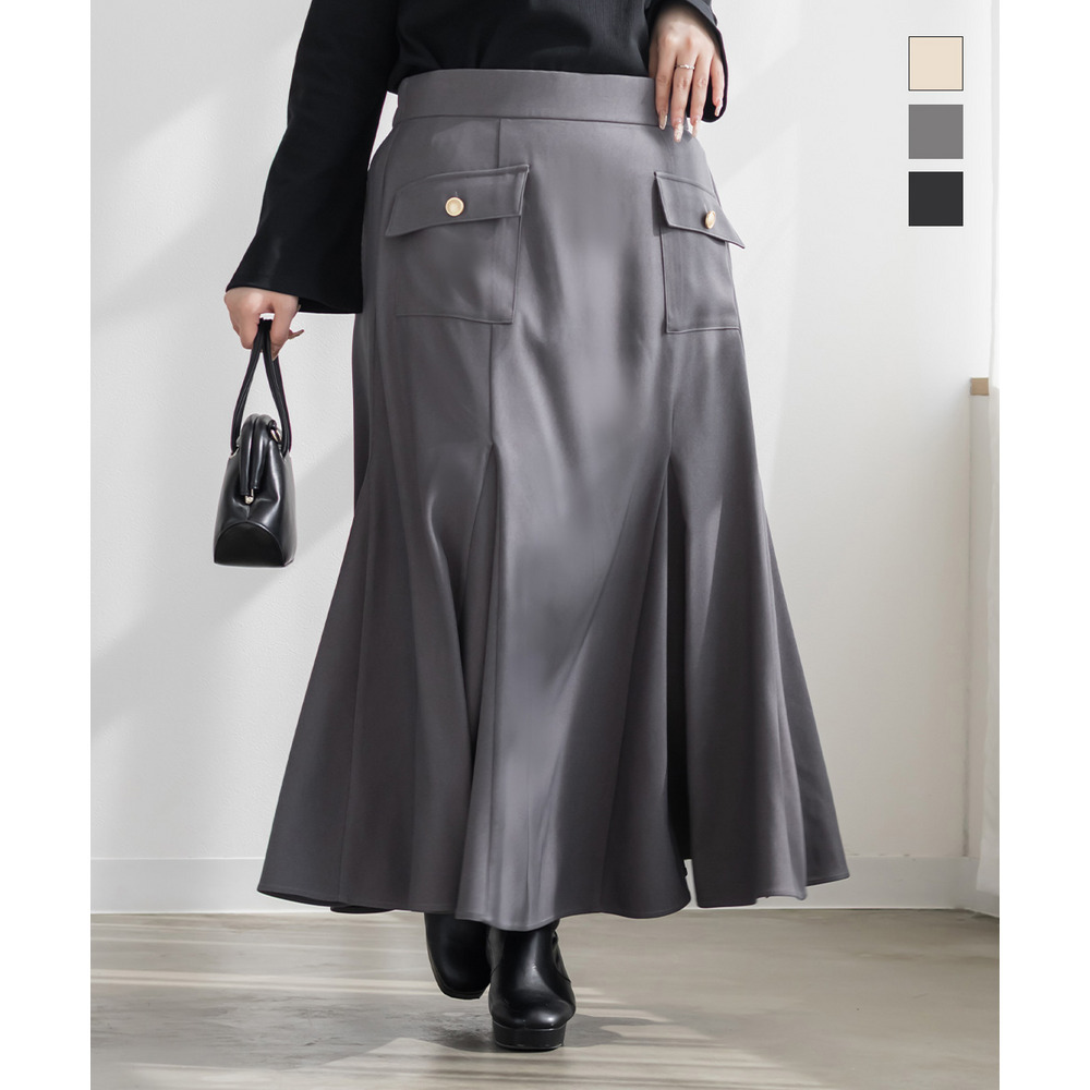CLETTEオリジナルフロントポケットマーメイドスカート