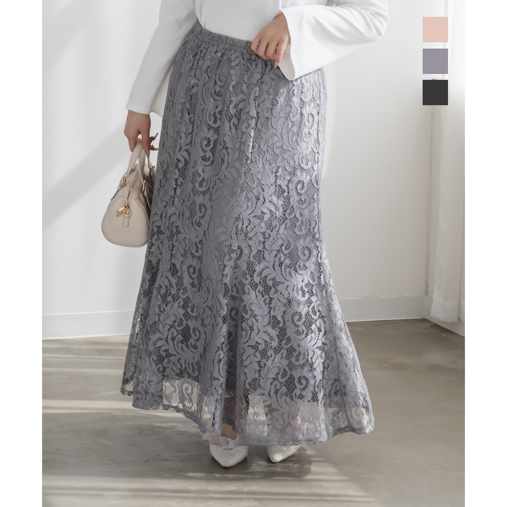 CLETTEオリジナルレースフレアスカート