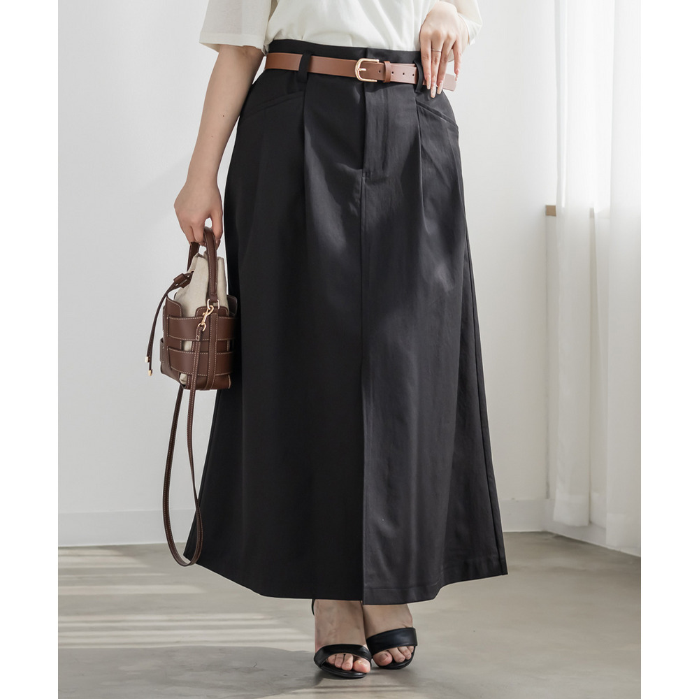 CLETTEオリジナルベルト付きスリットスカート8