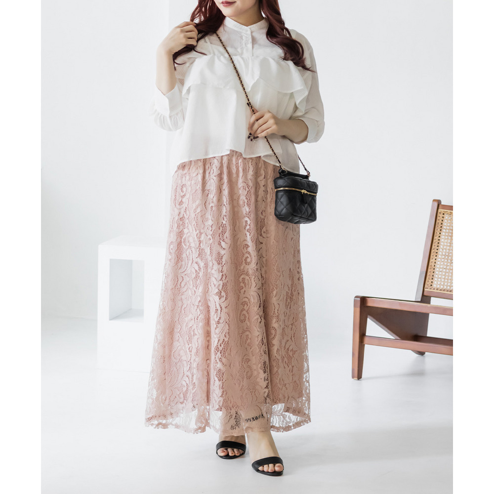 フレアビスチェ&シアーストライプシャツセット8