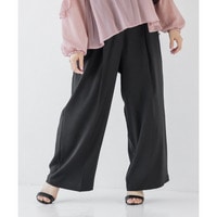 ダブルタックセンタープレイスワイドパンツ