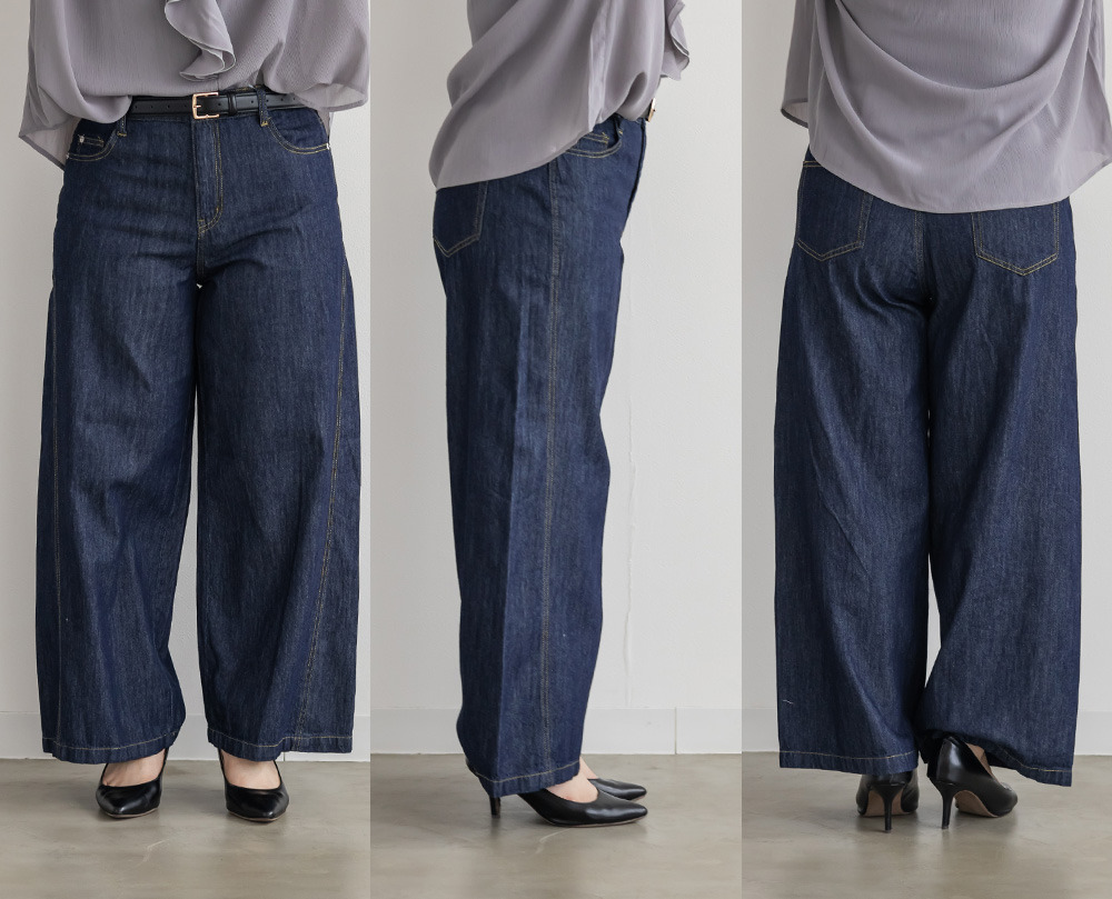 バギーワイドデニムパンツ13