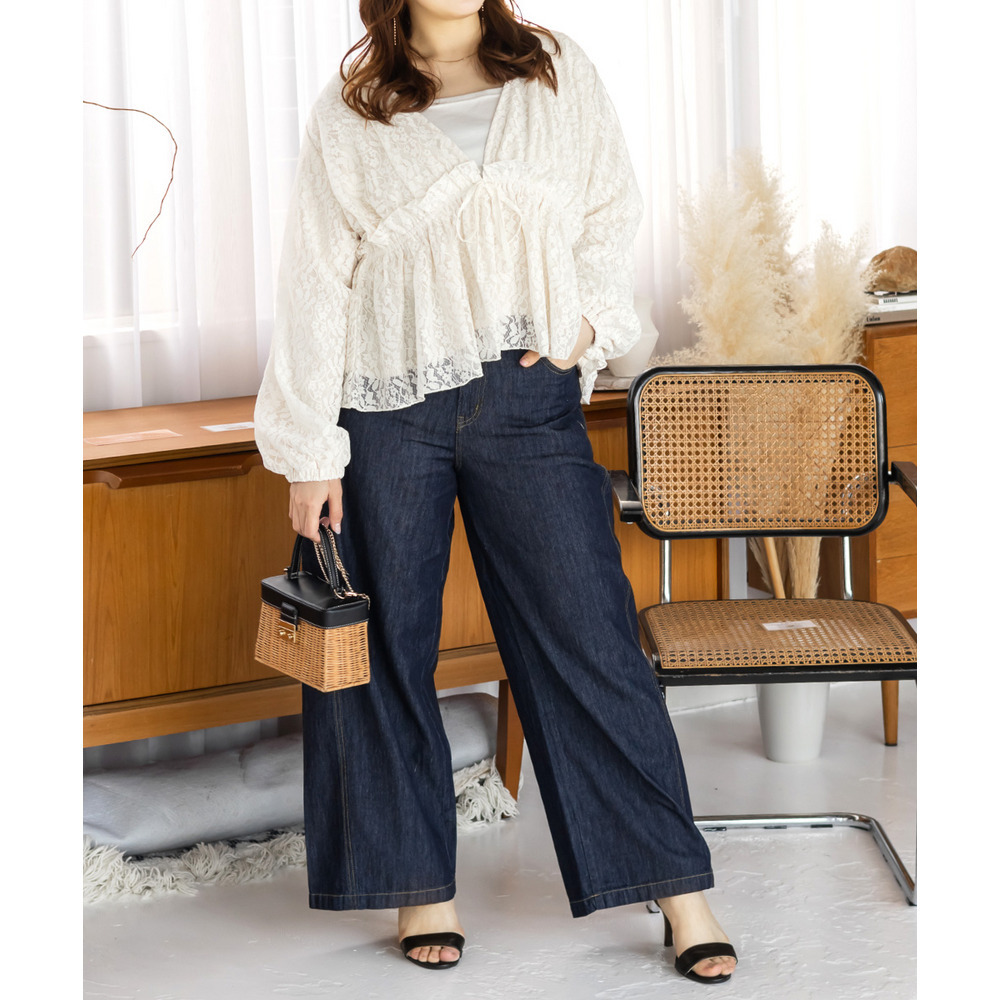 バギーワイドデニムパンツ5