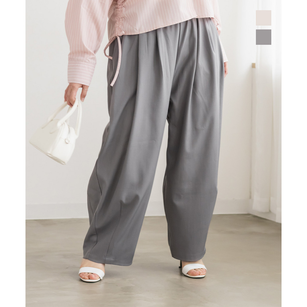 3タックコクーンパンツ