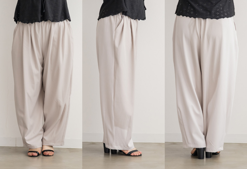 3タックコクーンパンツ11