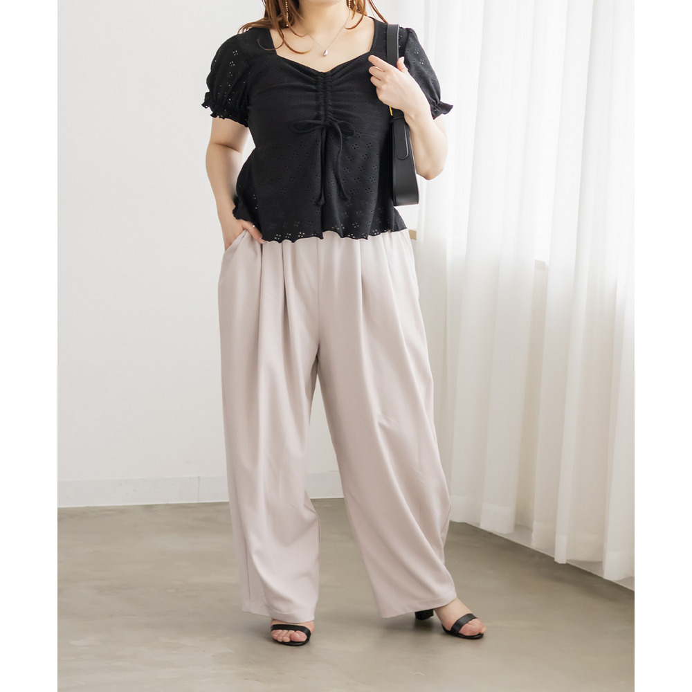 3タックコクーンパンツ6