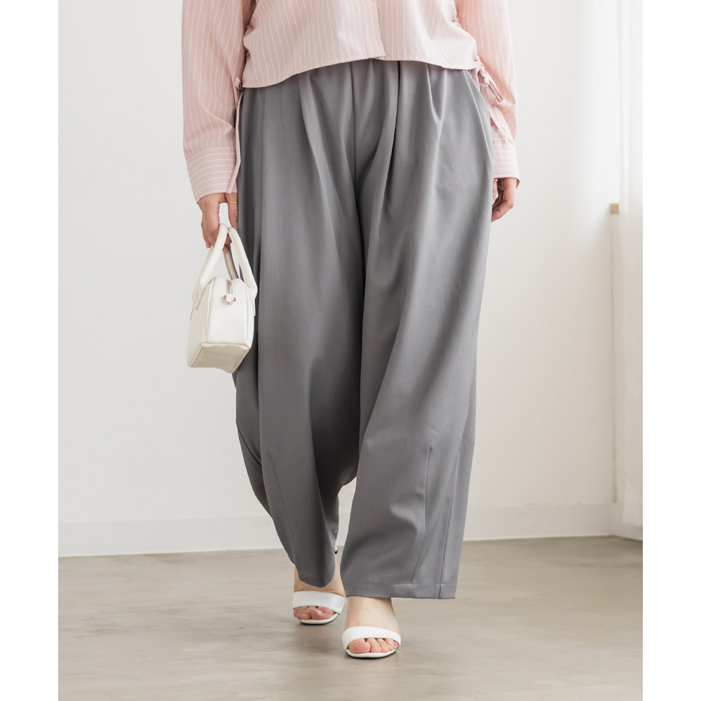 3タックコクーンパンツ1