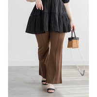 CLETTEオリジナルセンターシムストレッチフレアパンツ