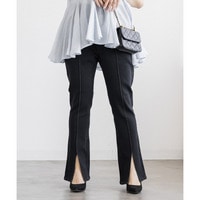 CLETTEオリジナルストレッチデニムスリットフレアパンツ