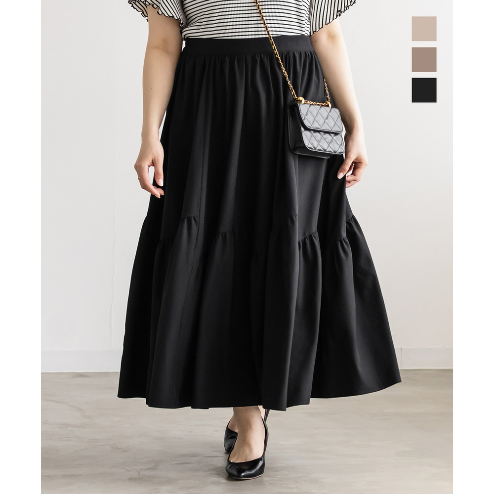 CLETTEオリジナルフローウィングパネルスカート