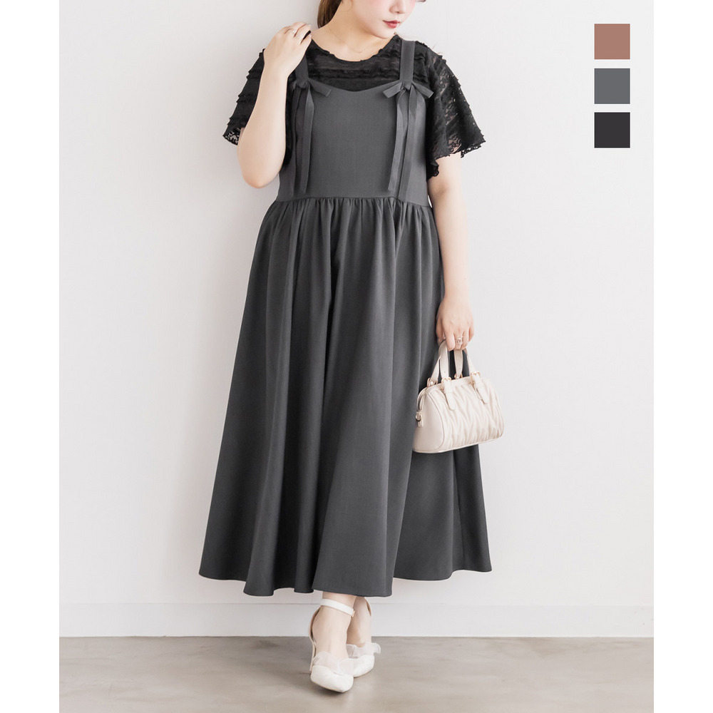 CLETTEオリジナルリボンポイントワンピース
