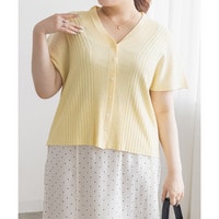 CLETTEオリジナルフレンチスリーブニットカーディガン