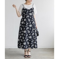 CLETTEオリジナル花柄ロングキャミワンピース