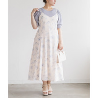 CLETTEオリジナル花柄ロングキャミワンピース