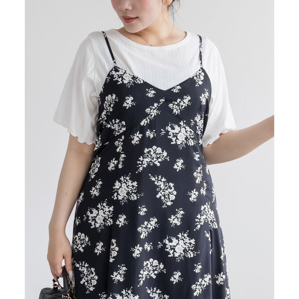CLETTEオリジナル花柄ロングキャミワンピース4