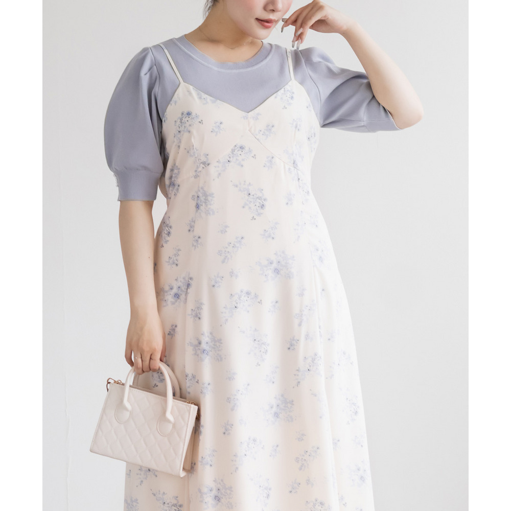 CLETTEオリジナル花柄ロングキャミワンピース7