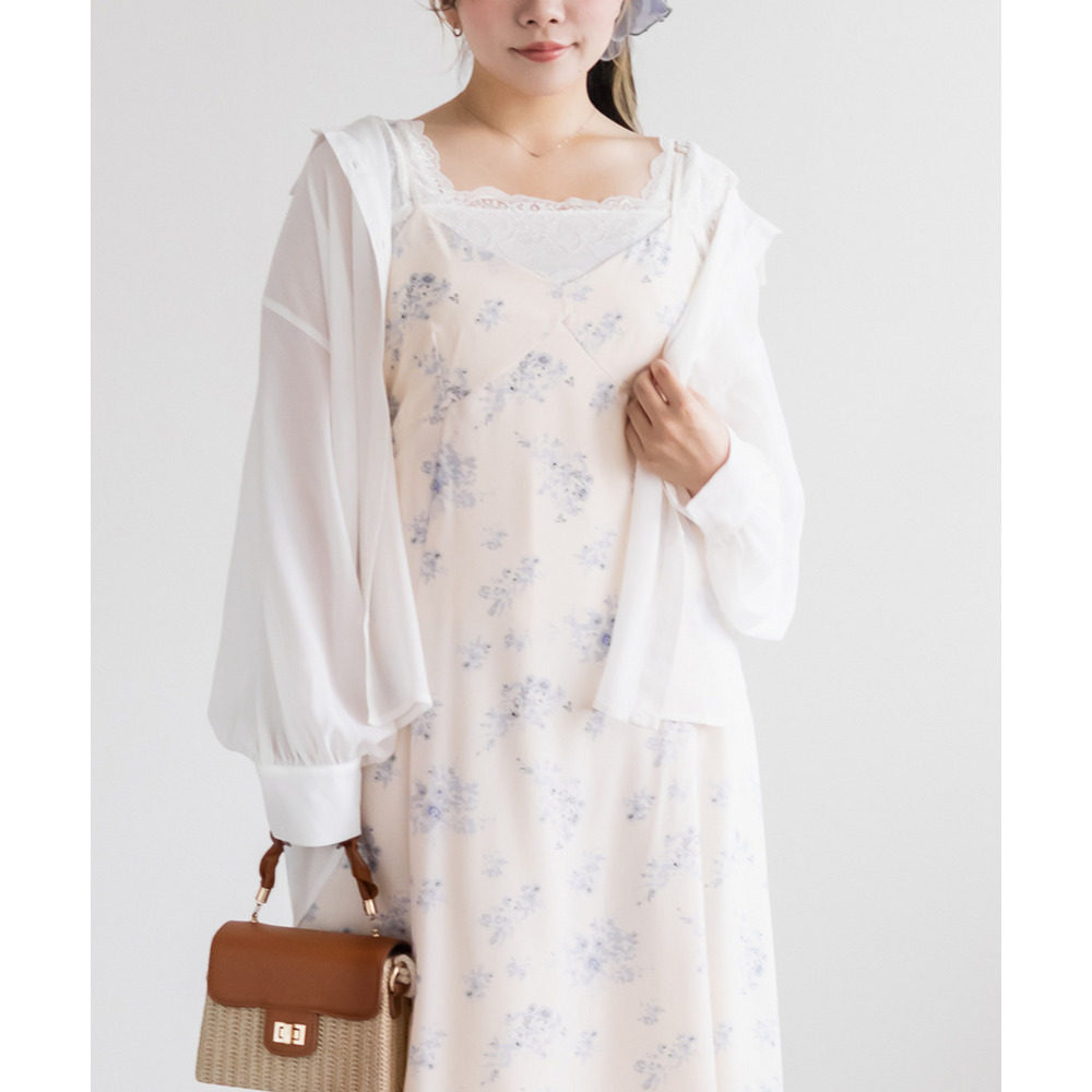 CLETTEオリジナル花柄ロングキャミワンピース9