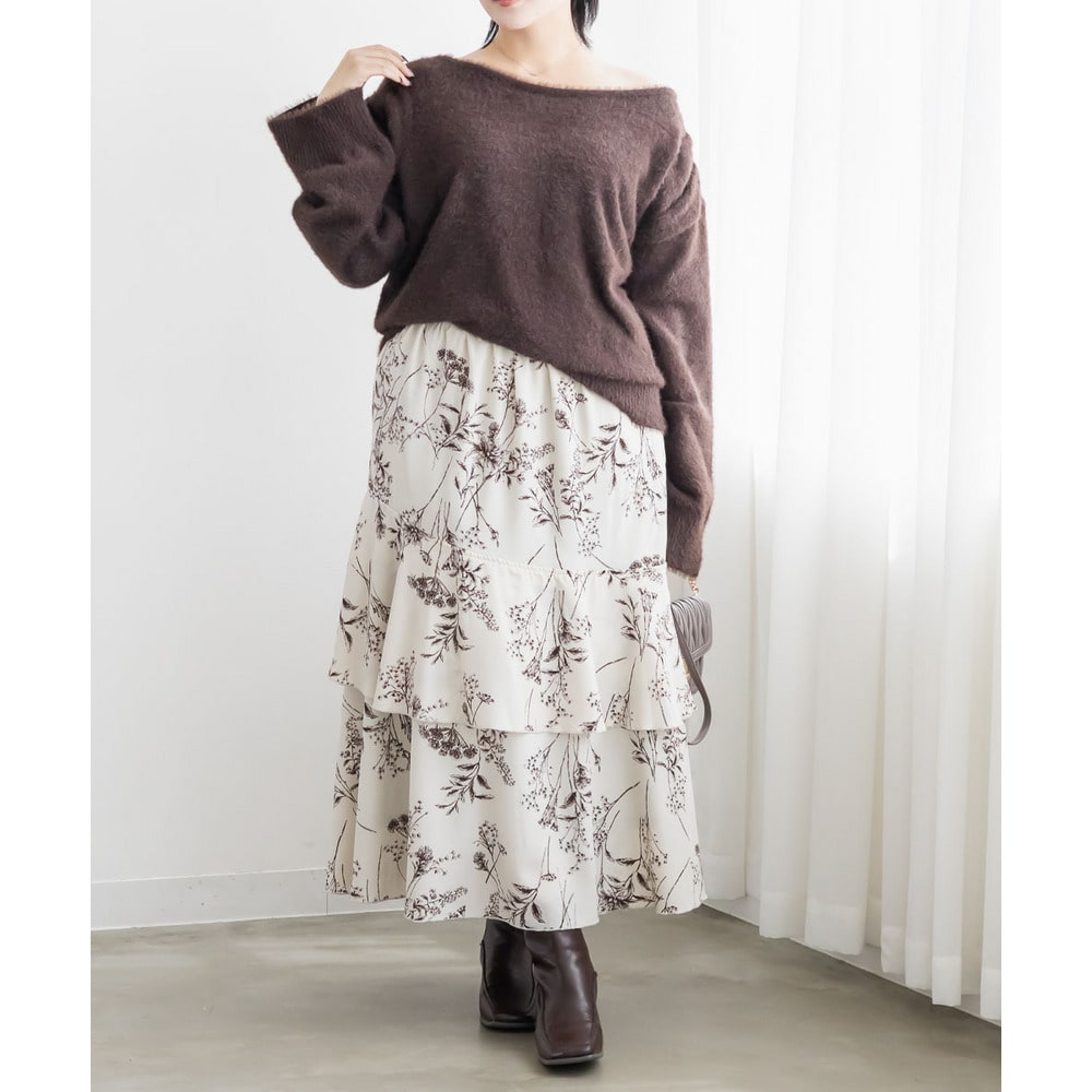 CLETTEオリジナル花柄フリルスカート8