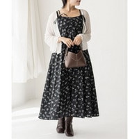 CLETTEオリジナル花柄ピンタックキャミワンピース