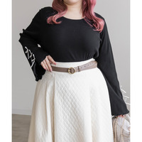 フェイクレザーオーバルバックルベルト